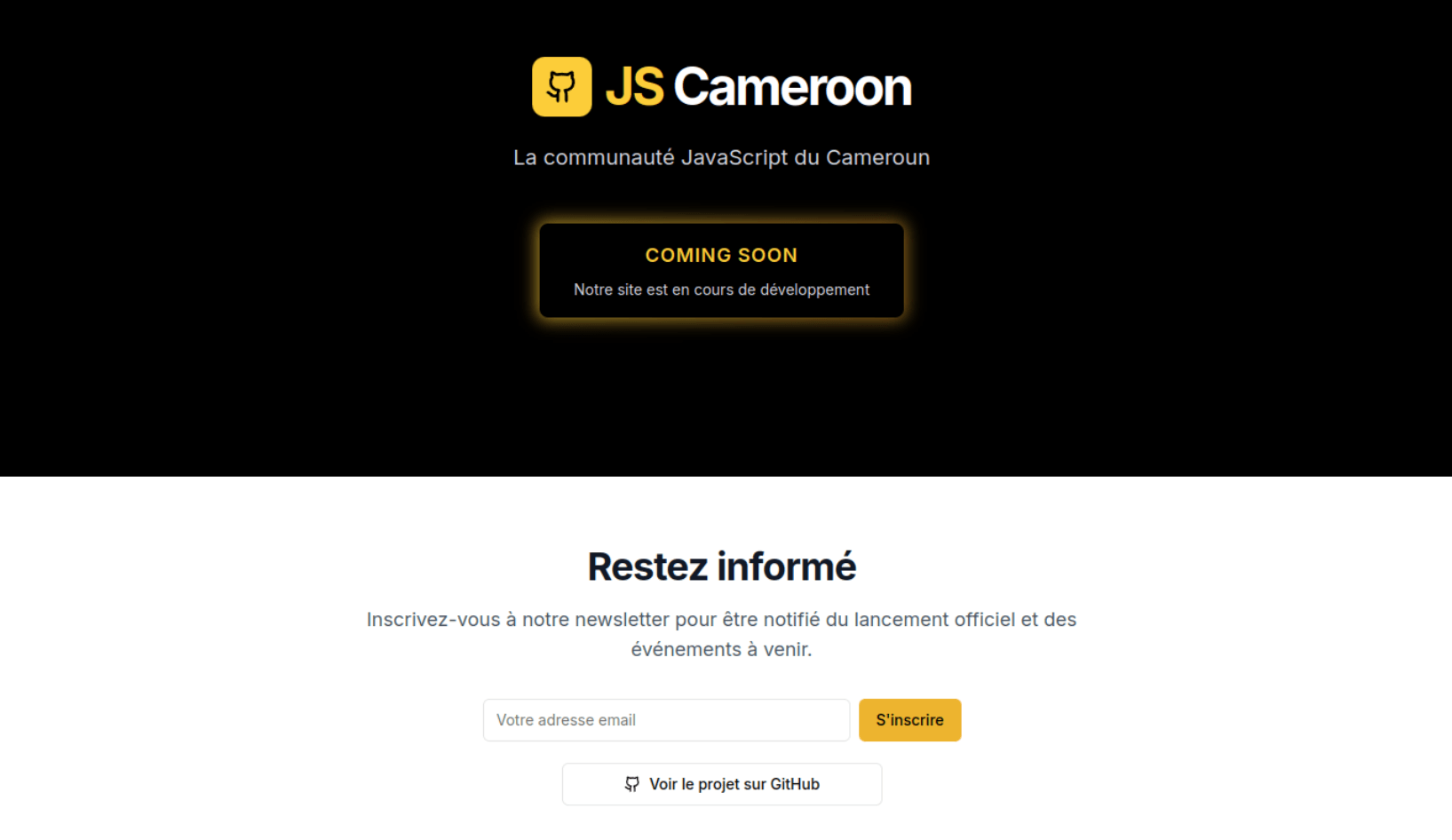 Screenshot of JavaScript Community