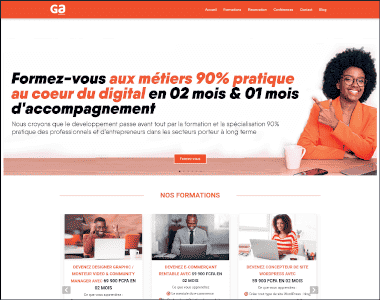 Screenshot of Ga Academie