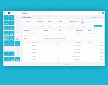Screenshot of OneBill